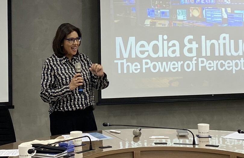 資深媒體人戈巴蘭中山大學開講　揭秘全球媒體地緣政治敘事戰圖片