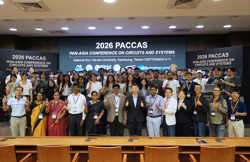 聚焦智慧感測與AI晶片新趨勢 中山大學攜印SRMIST首辦PACCAS 2026圖片