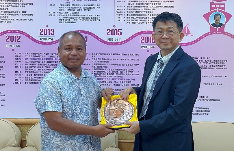 帛琉副總統來訪